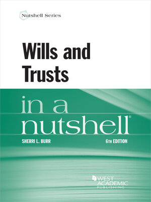 cover image of Wills and Trusts in a Nutshell